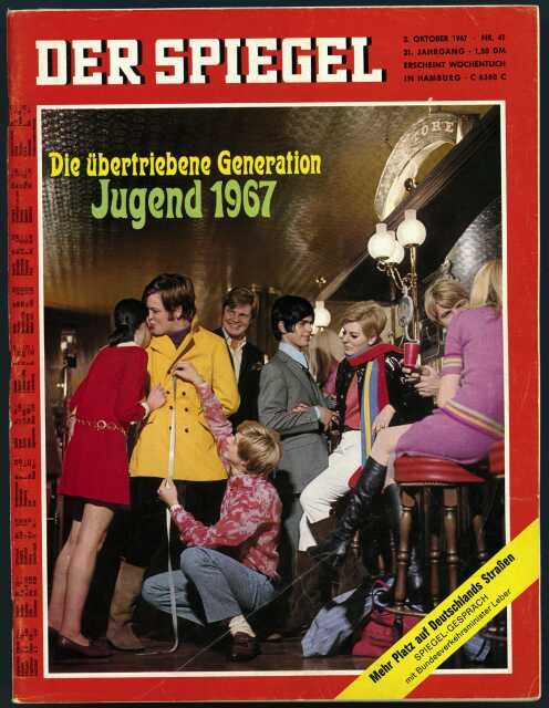 Der Spiegel Magazin Deutschland 1967-41 Georg Leber