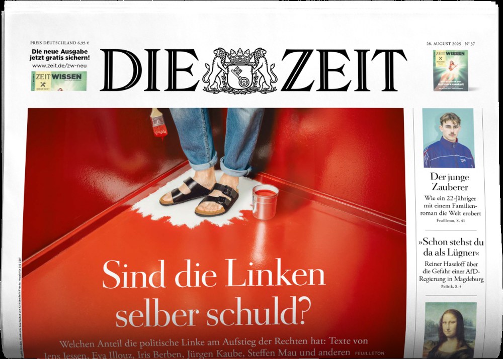 Die Zeit Magazin Deutschland 2025-37 Jens Jessen Eva Illouz Iris Berben Jürgen Kaube Steffen Mau