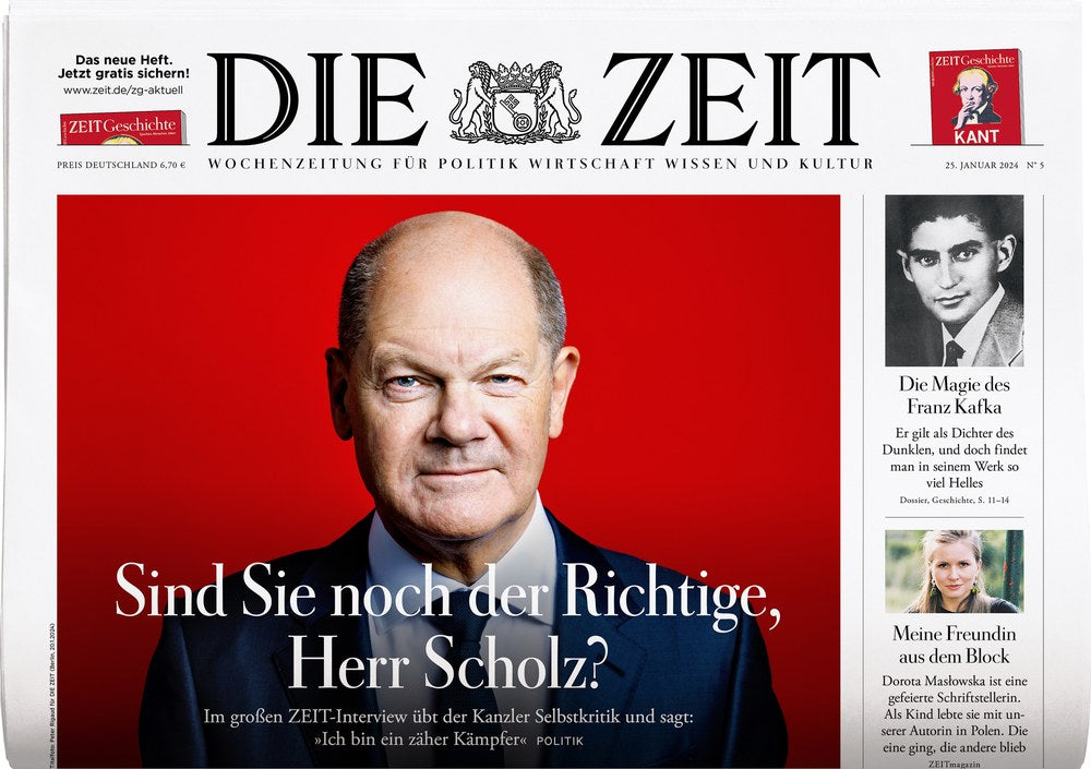 Die Zeit Magazin Deutschland 2024-05 Olaf Scholz Franz Kafka Dorota Masłowska Immanuel Kant