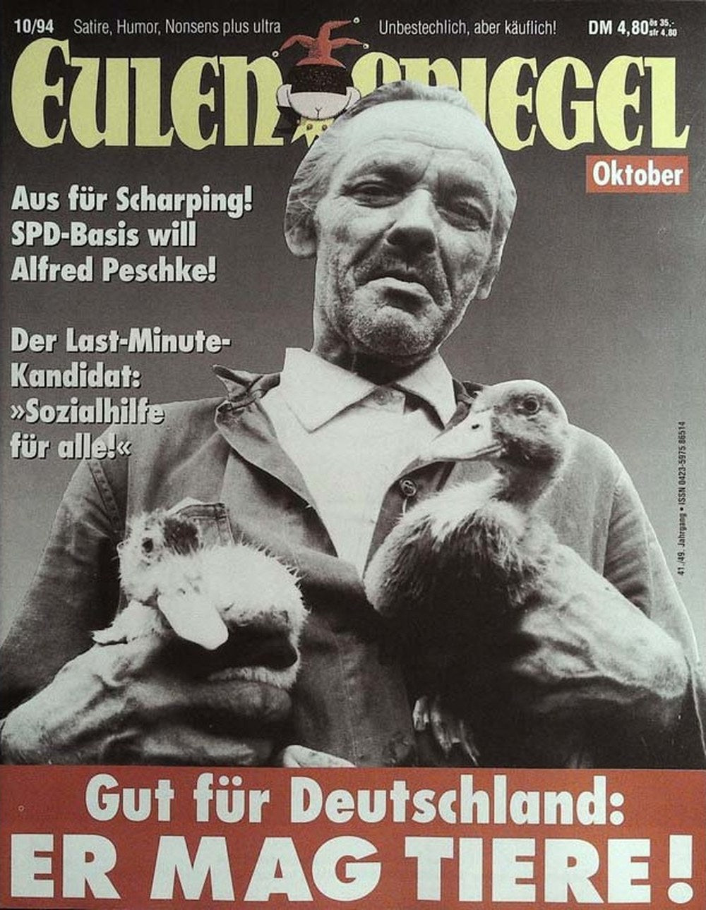 Eulenspiegel Magazin Deutschland 1994-10 Alfred Peschke