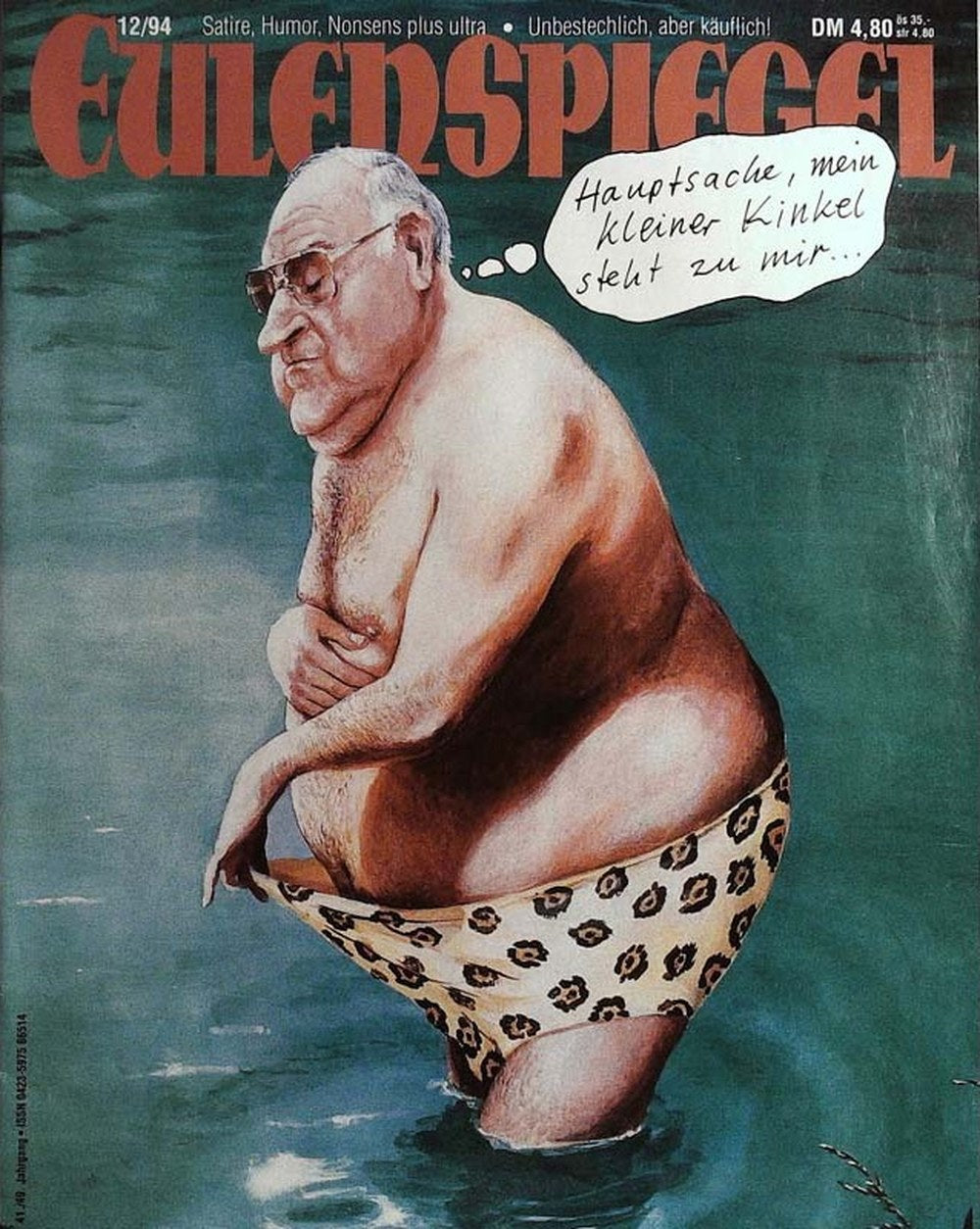 Eulenspiegel Magazin Deutschland 1994-12 Helmut Kohl