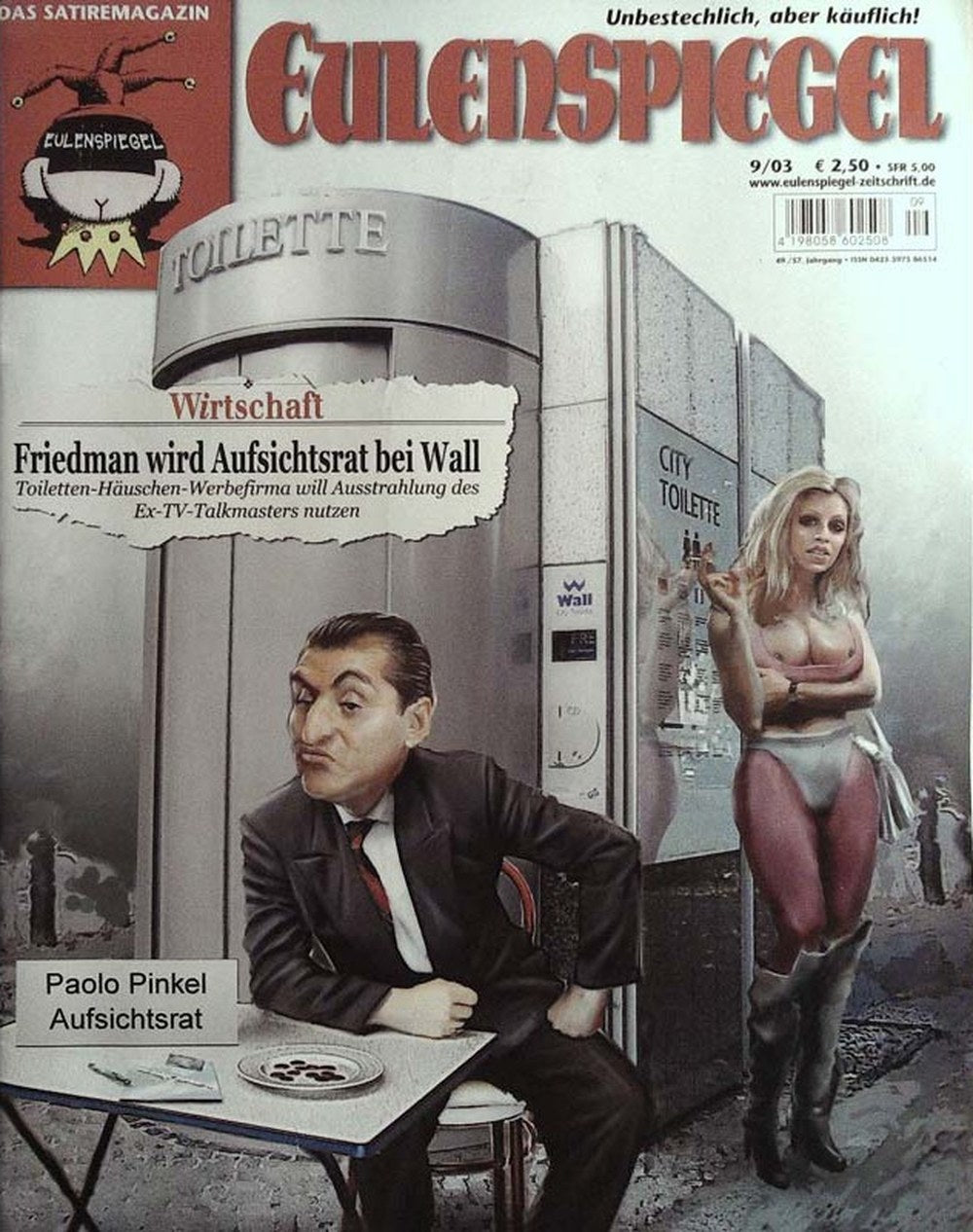 Eulenspiegel Magazin Deutschland 2003-09 Michel Friedman Paolo Pinkel