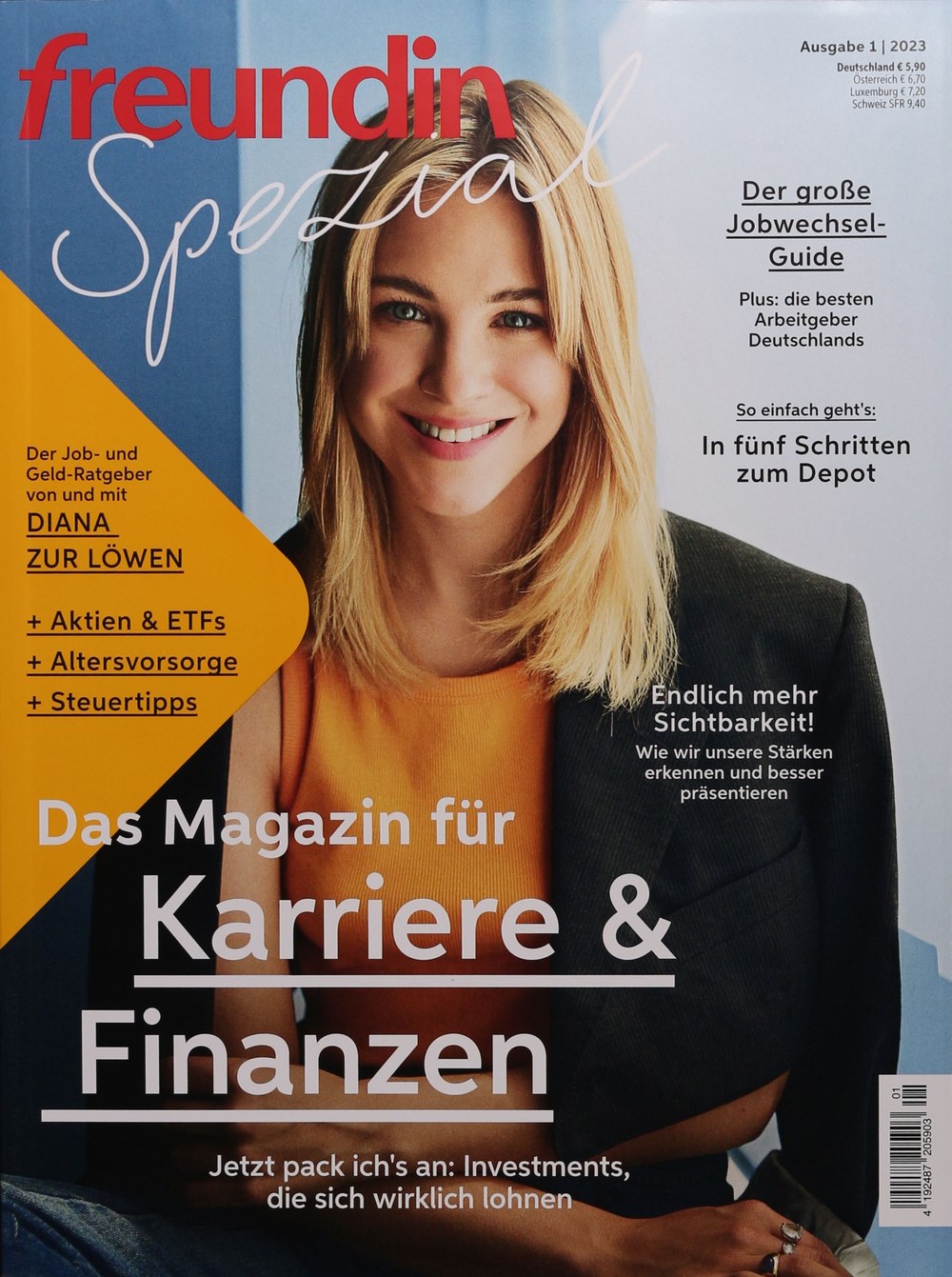 Freundin Magazin Deutschland 2023-01 Diana Zur Löwen