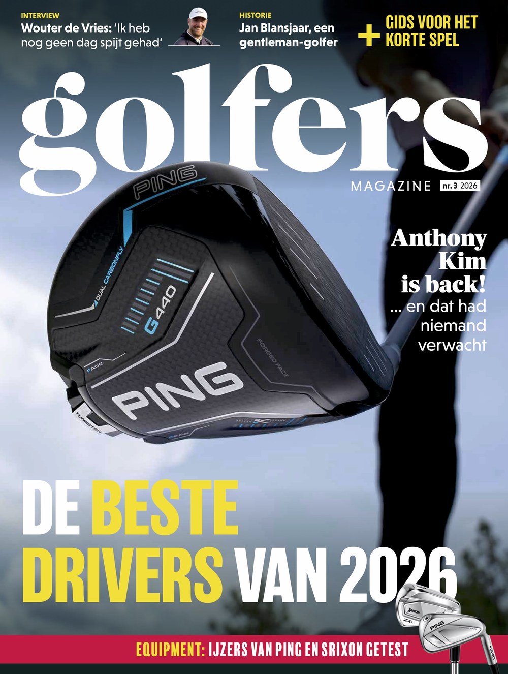 Golfers Magazin Niederlande 2026-03 Anthony Kim Wouter De Vries Jan Blansjaar