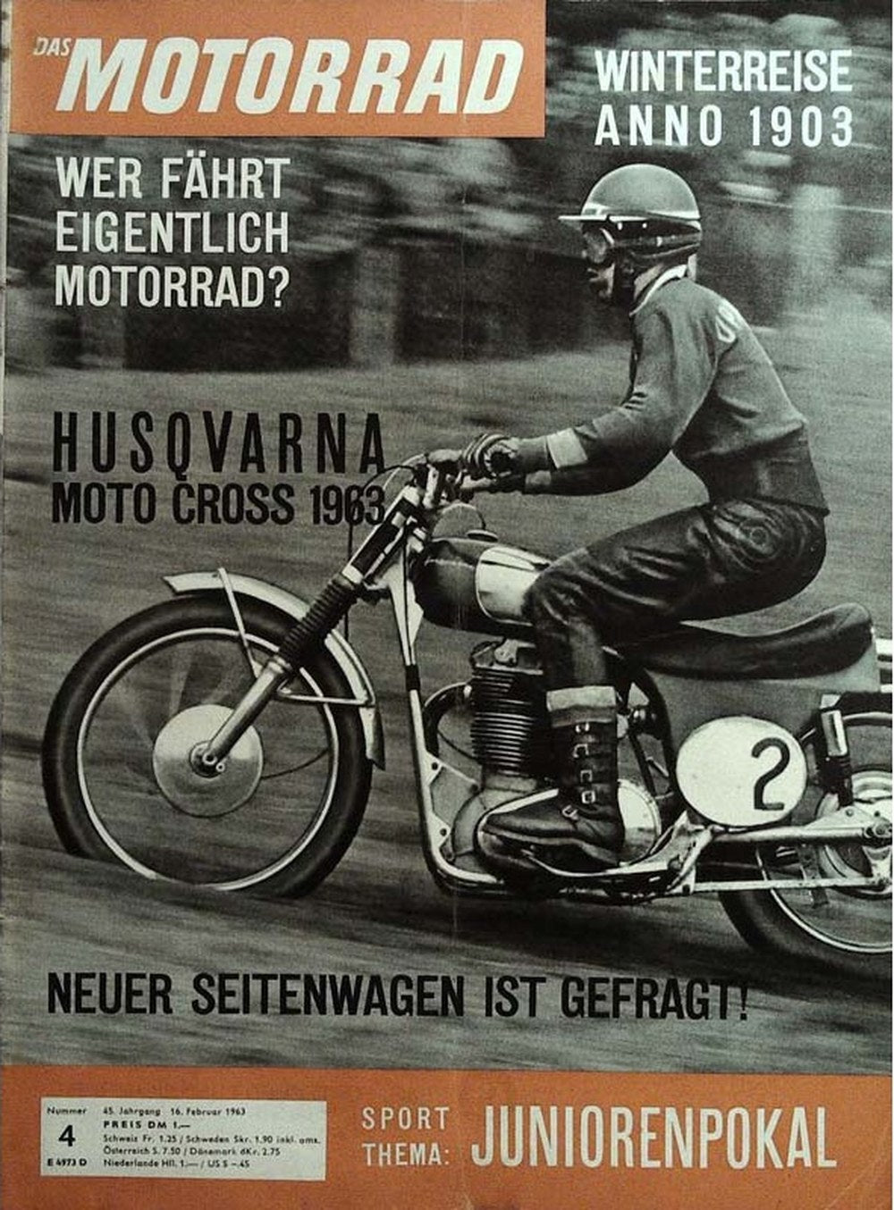 Motorrad Magazin Deutschland 1963-04 Husqvarna