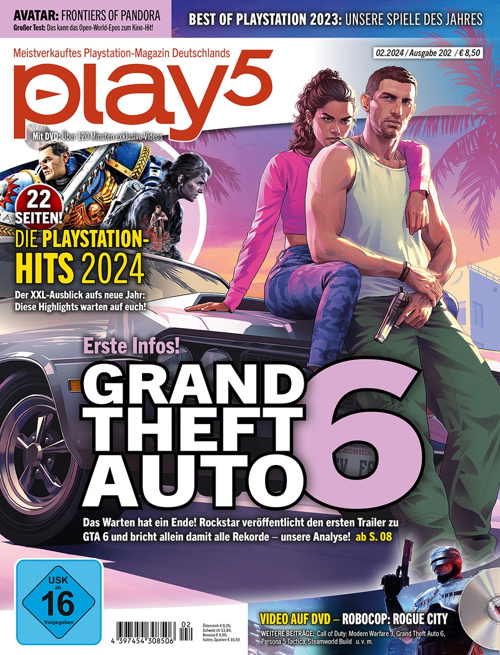 Play5 Magazin Deutschland 2024-02 Grand Theft Auto 6