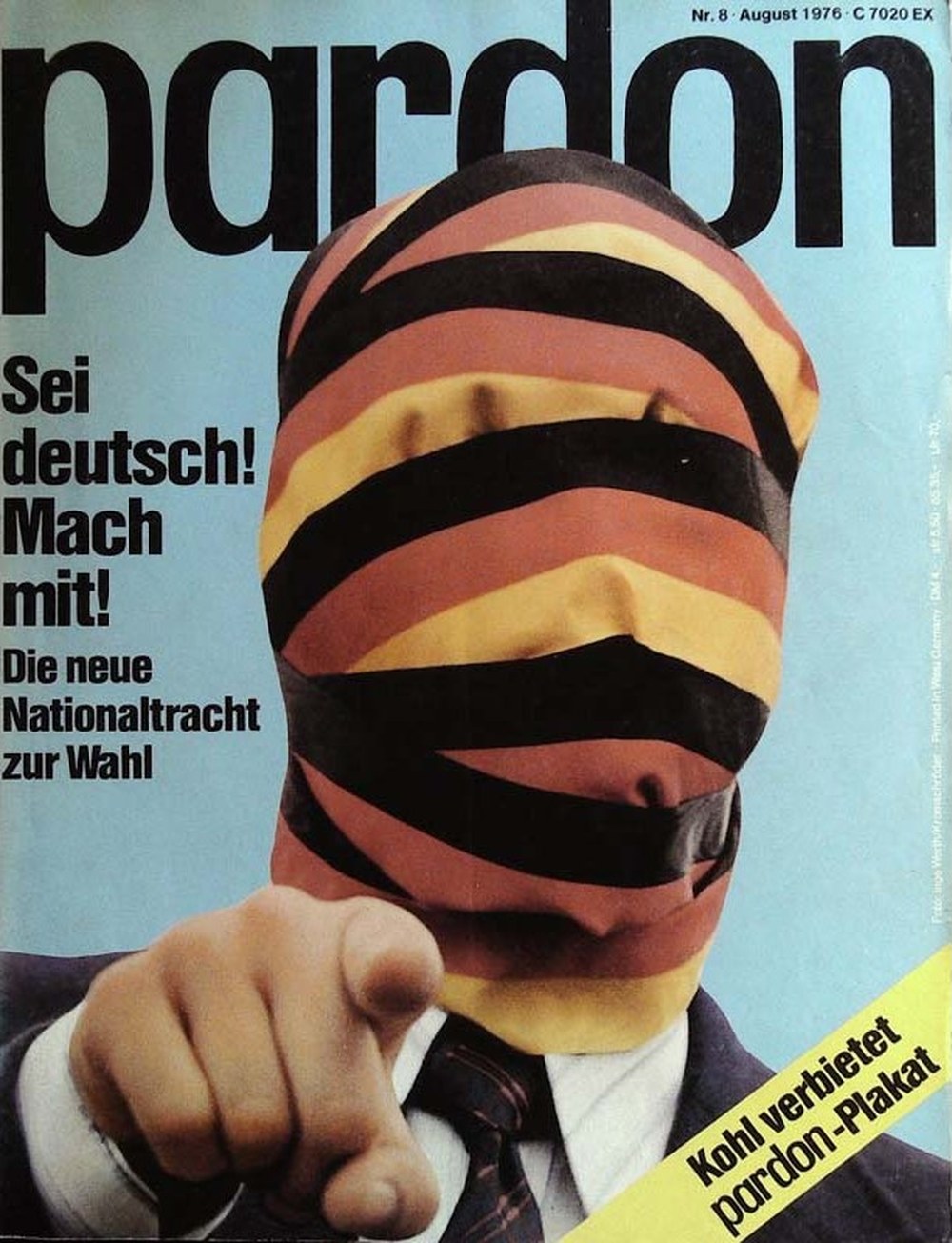 Pardon Magazin Deutschland 1976-08 Helmut Kohl