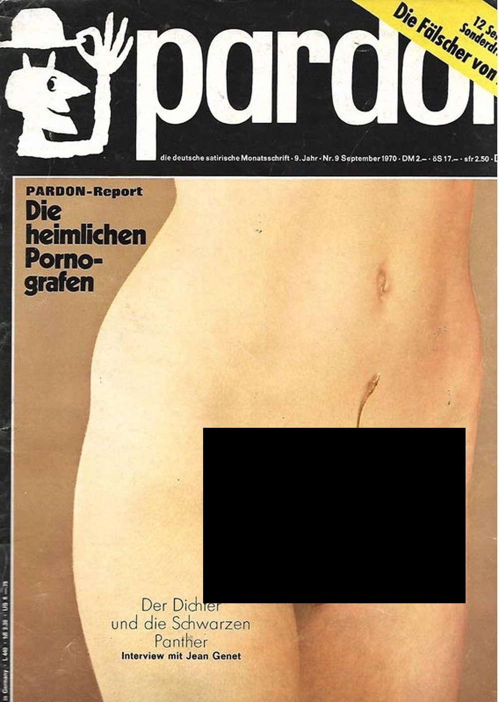 Pardon Magazin Deutschland 1970-09 Jean Genet Black Panther Party