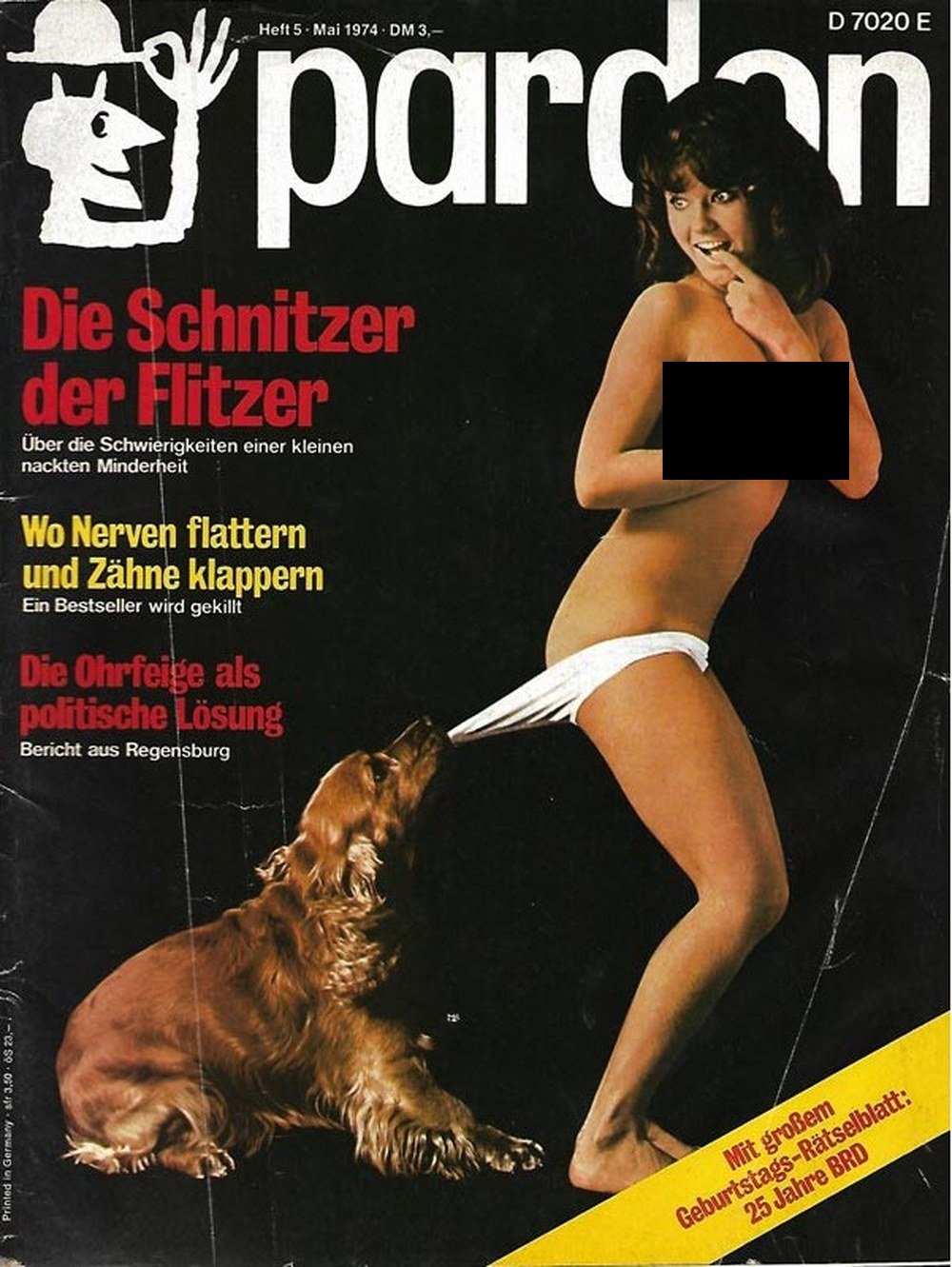 Pardon Magazin Deutschland 1974-05 FKK-Kultur 25 Jahre BRD Regensburg Politik