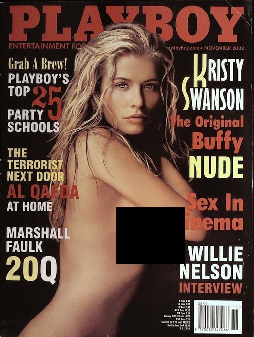 Playboy Magazin USA 2002-11 Prominente Mode Musik