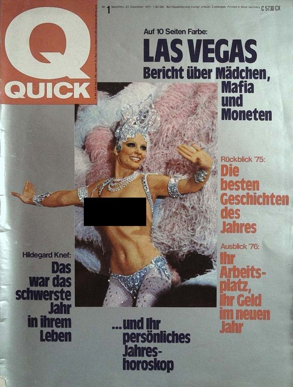 Quick Magazin Deutschland 1975-11 Hildegard Knef