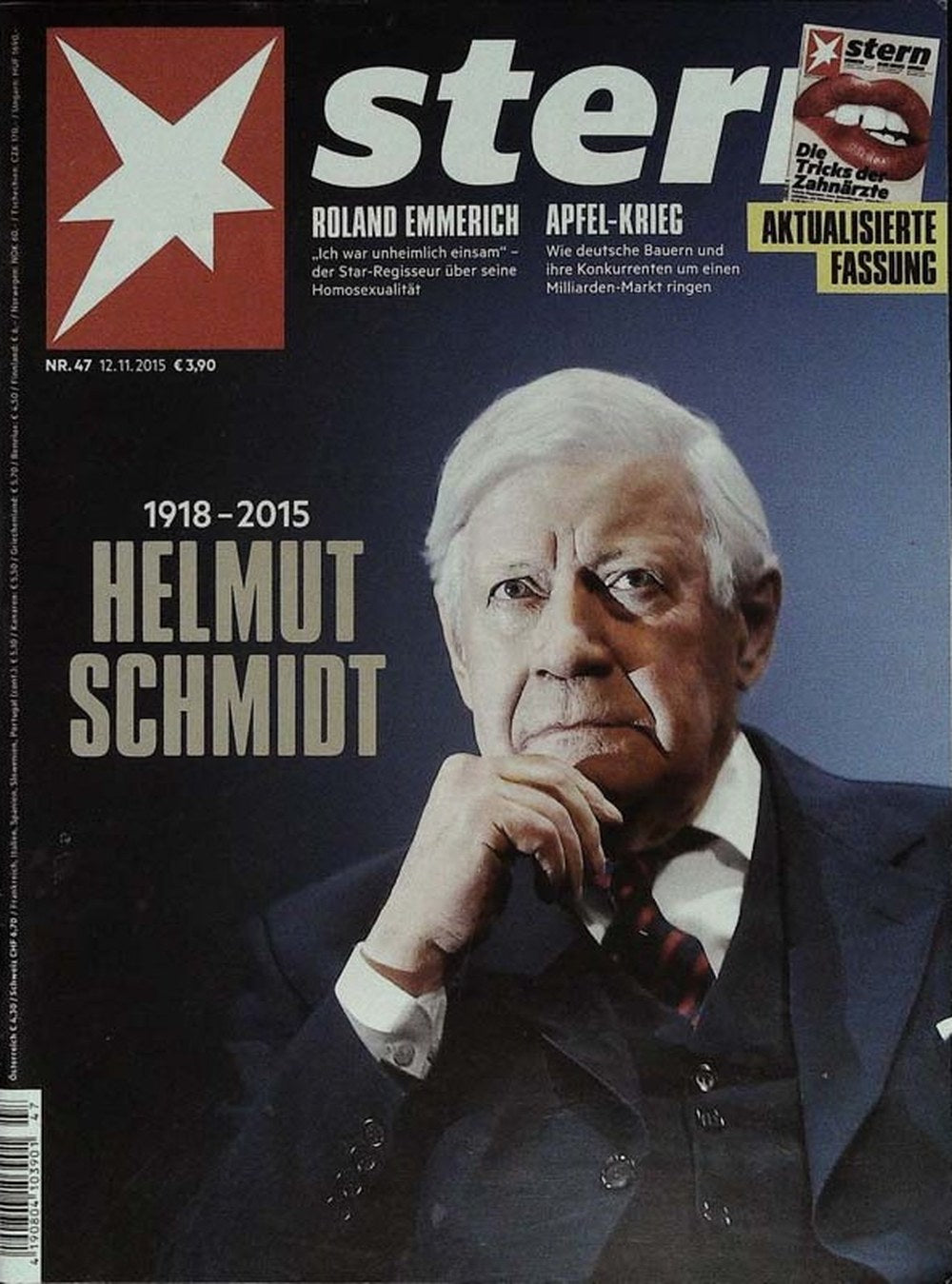 Stern Magazin Deutschland 2015-47 Helmut Schmidt Roland Emmerich