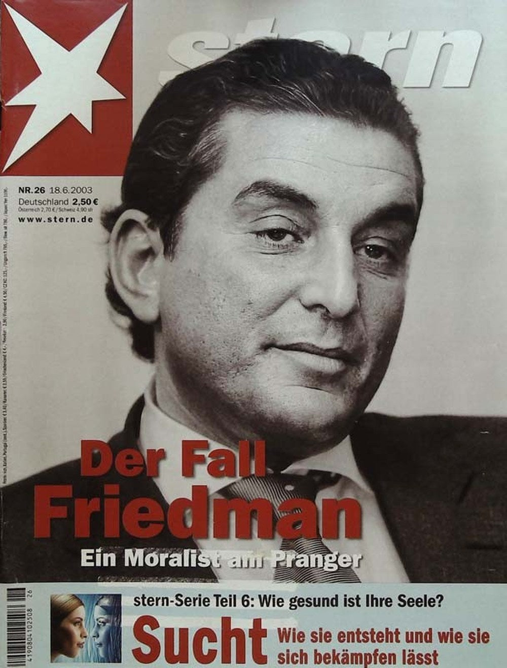 Stern Magazin Deutschland 2003-26 Michel Friedman