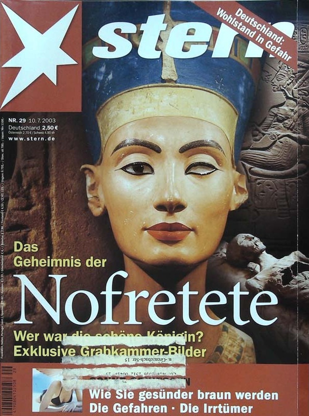 Stern Magazin Deutschland 2003-29 Nefertiti