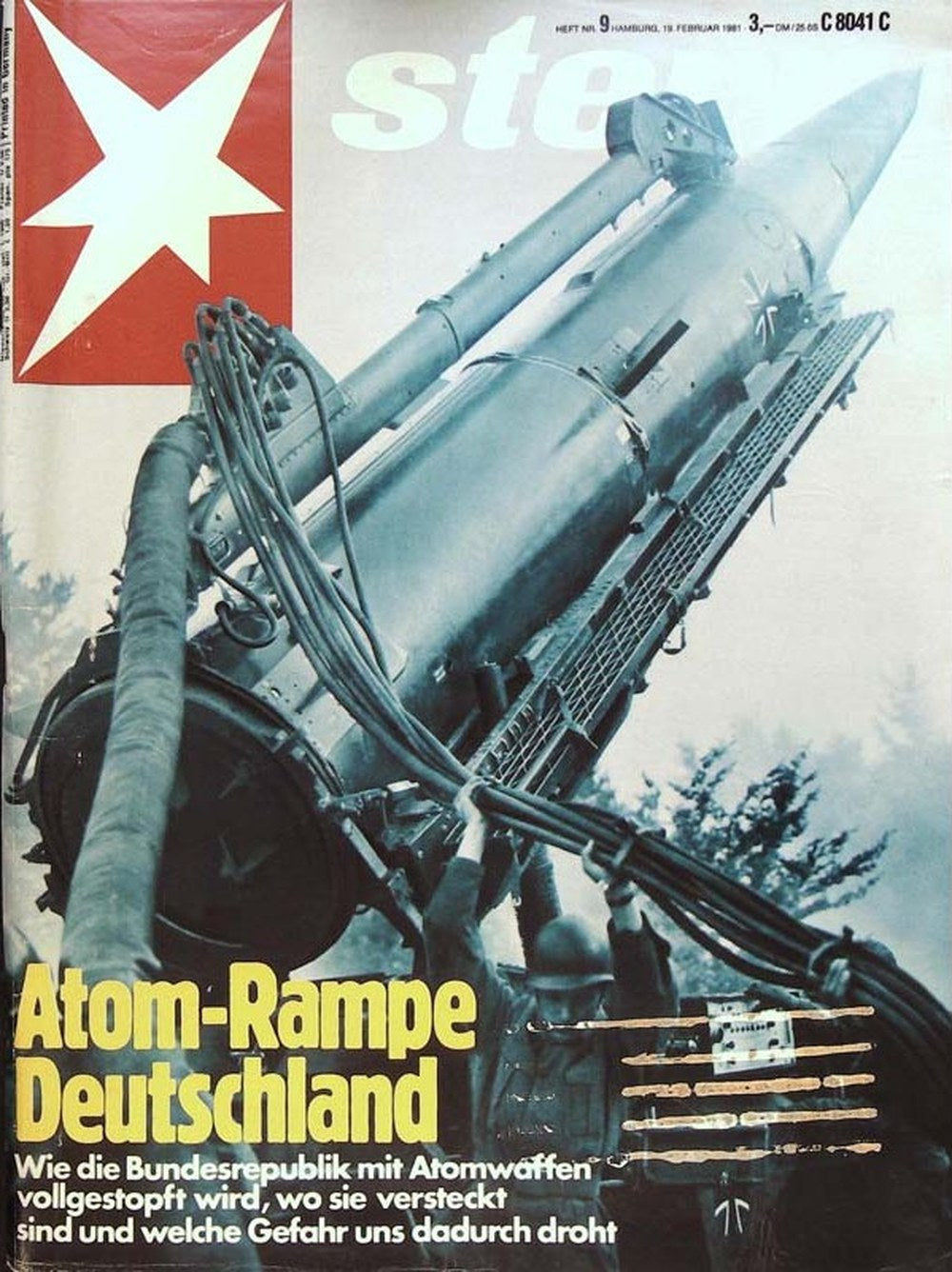 Stern Magazin Deutschland 1981-09 Atomwaffen Bundesrepublik Deutschland