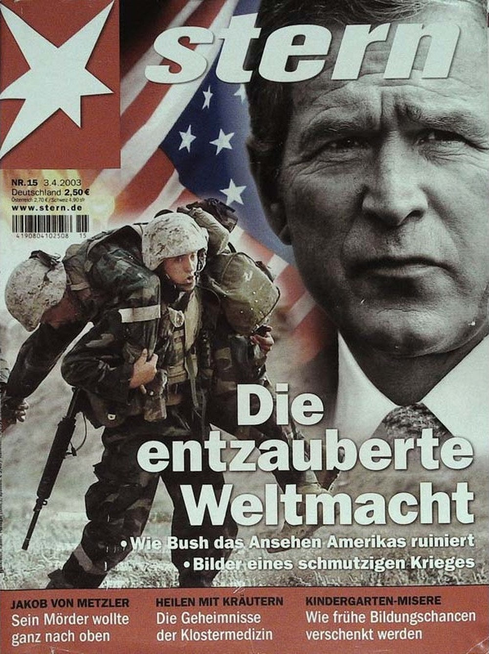 Stern Magazin Deutschland 2003-15 George W. Bush
