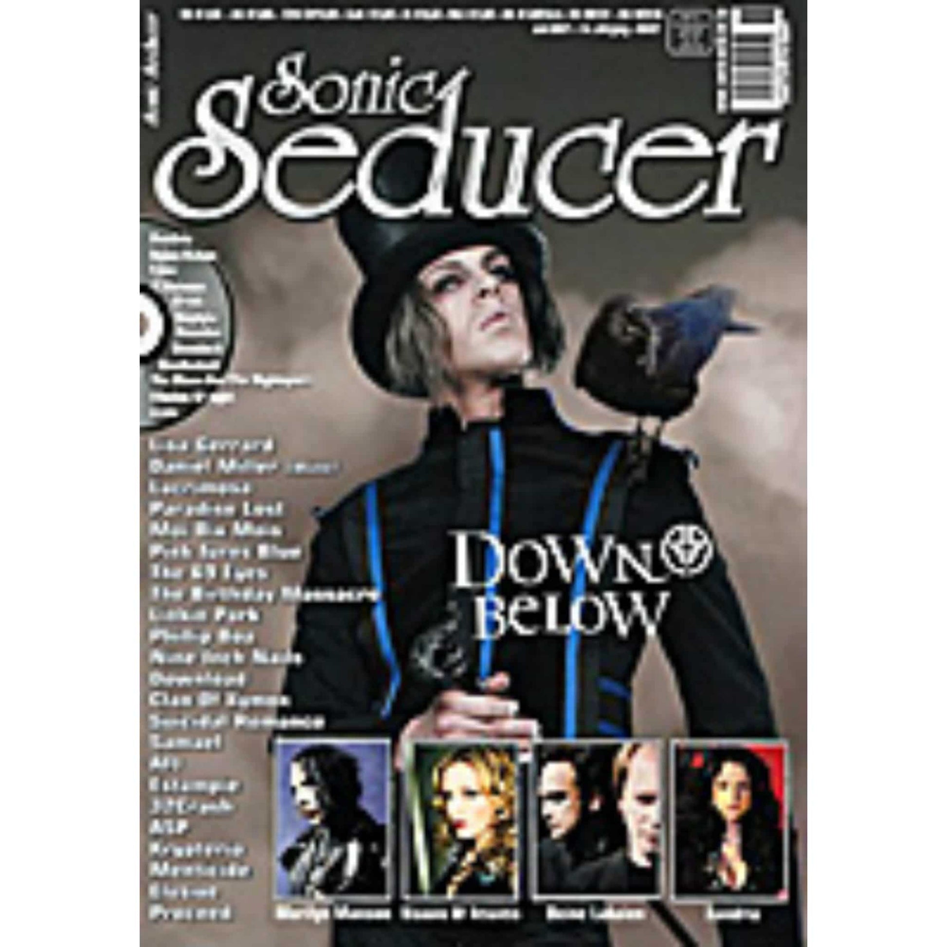 Sonic Seducer Magazin Deutschland 2007-06 Down Below Marilyn Manson Siouxsie Sioux Lisa Gerrard Daniel Miller