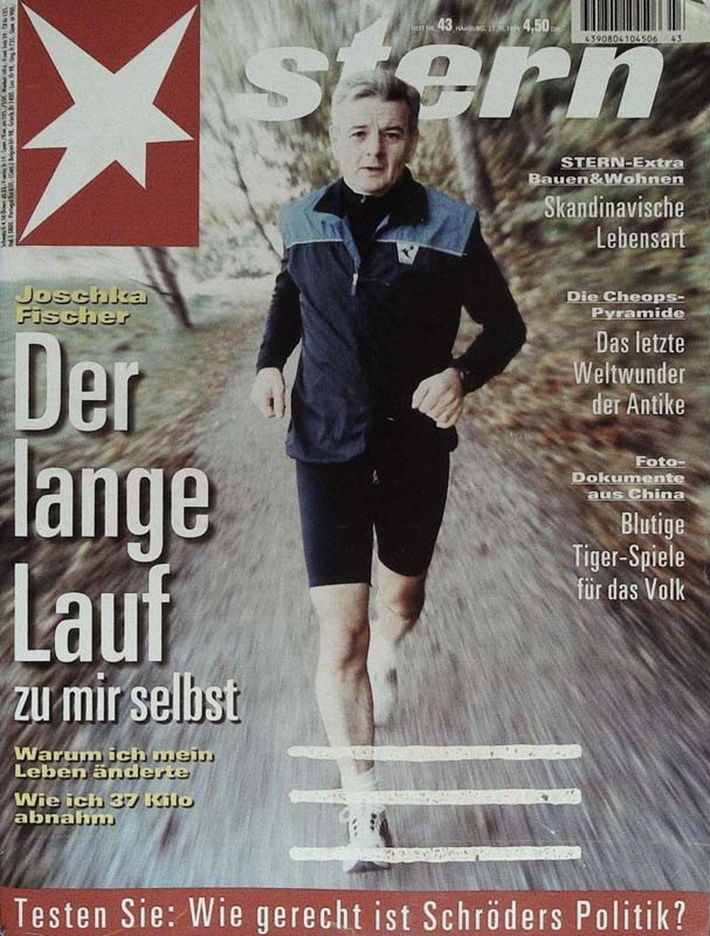 Stern Magazin Deutschland 1999-43 Joschka Fischer Gerhard Schröder