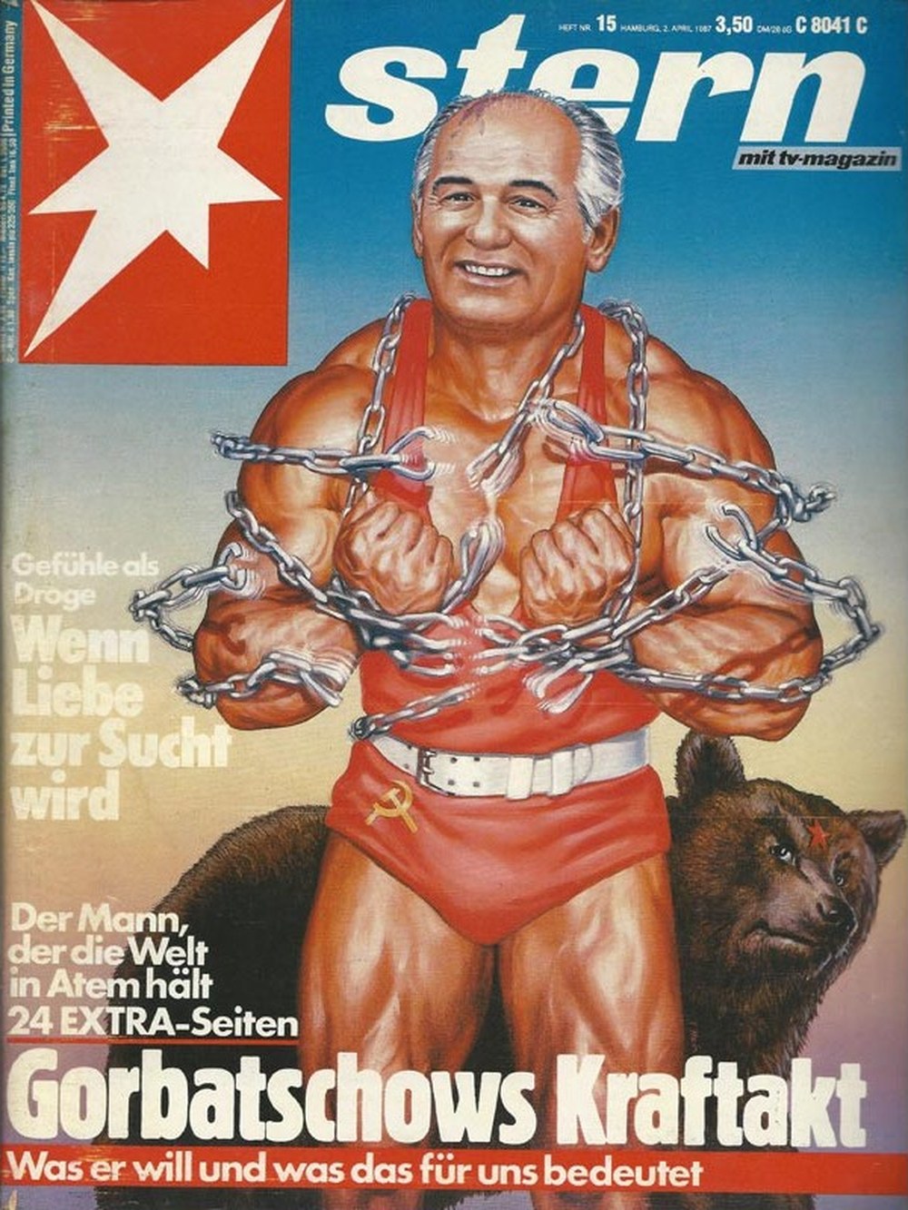 Stern Magazin Deutschland 1987-15 Mikhail Gorbachev