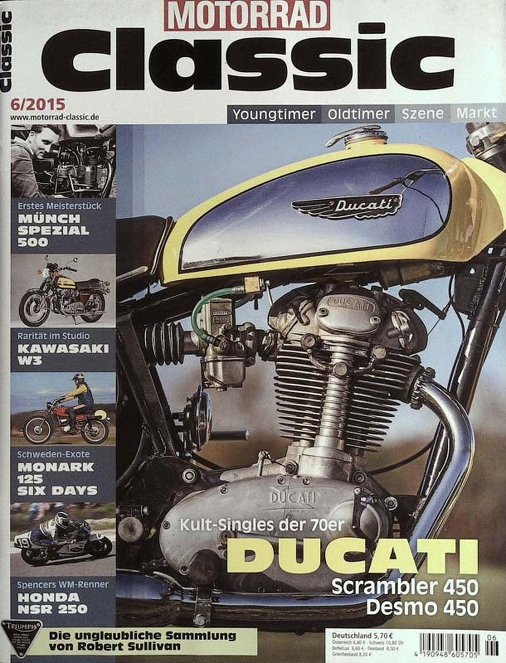 Motorrad Classic Magazin Deutschland 2015-06 Robert Sullivan