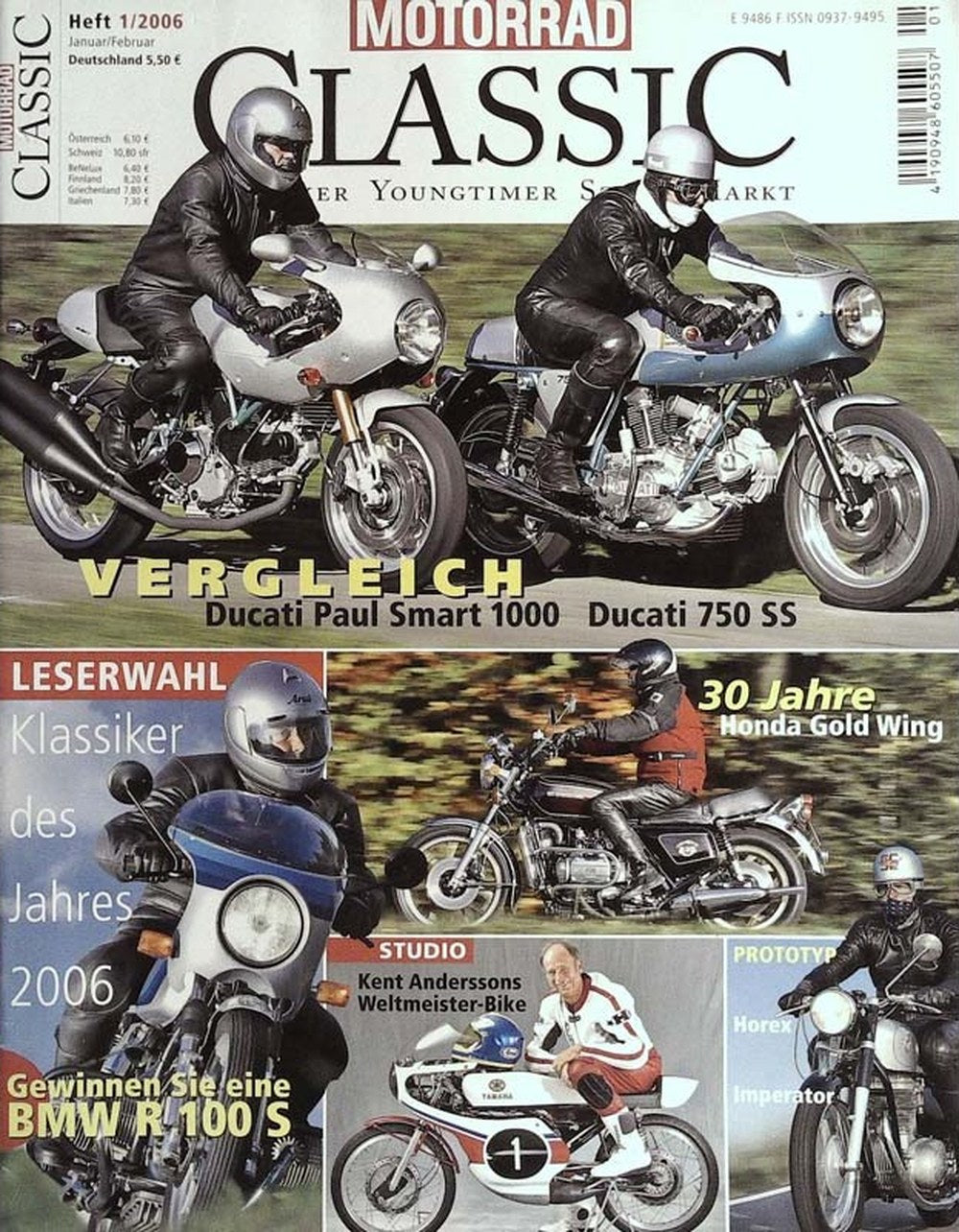 Motorrad Classic Magazin Deutschland 2006-01 Kent Andersson