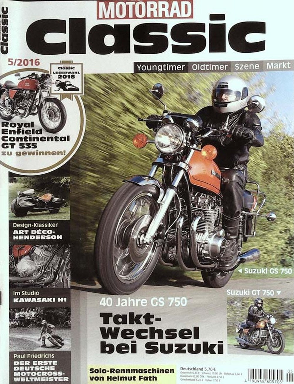 Motorrad Classic Magazin Deutschland 2016-05 Paul Friedrichs Helmut Fath