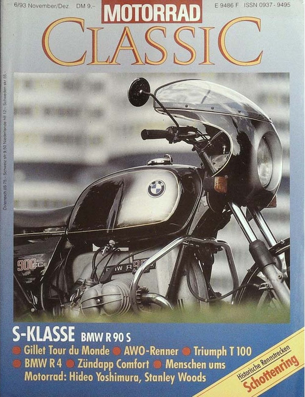 Motorrad Classic Magazin Deutschland 1993-06 Hideo Yoshimura Stanley Woods