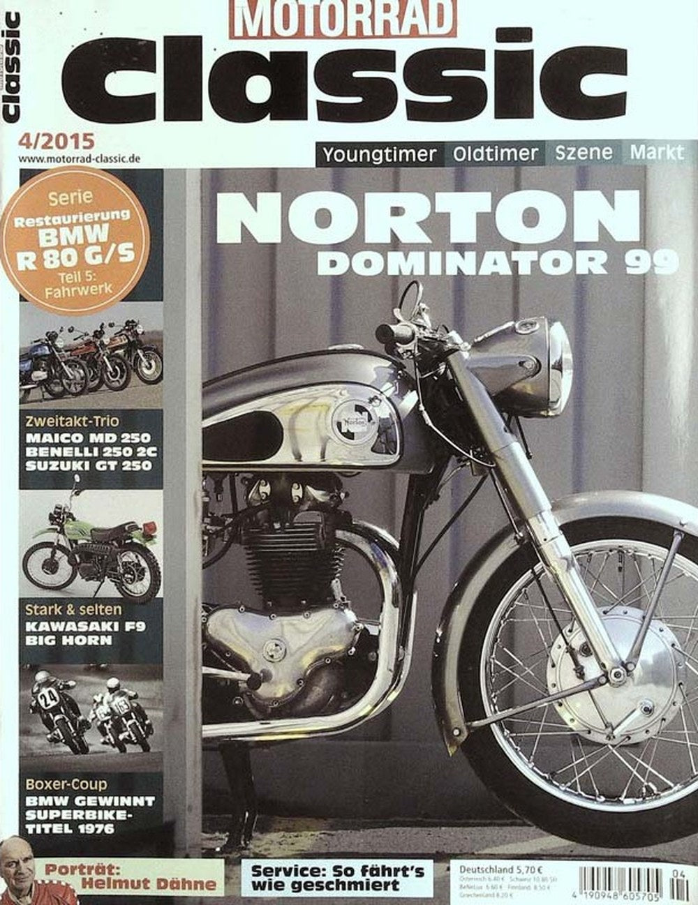 Motorrad Classic Magazin Deutschland 2015-04 Helmut Dähne