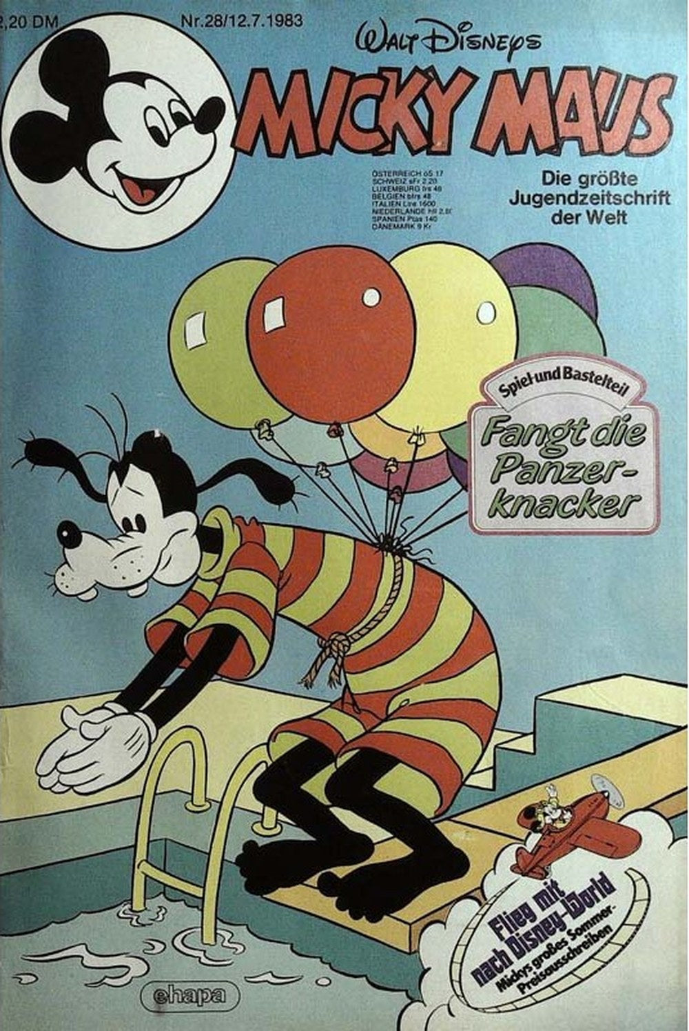 Micky Maus Magazin Deutschland 1983-28 Goofy Mickey Mouse