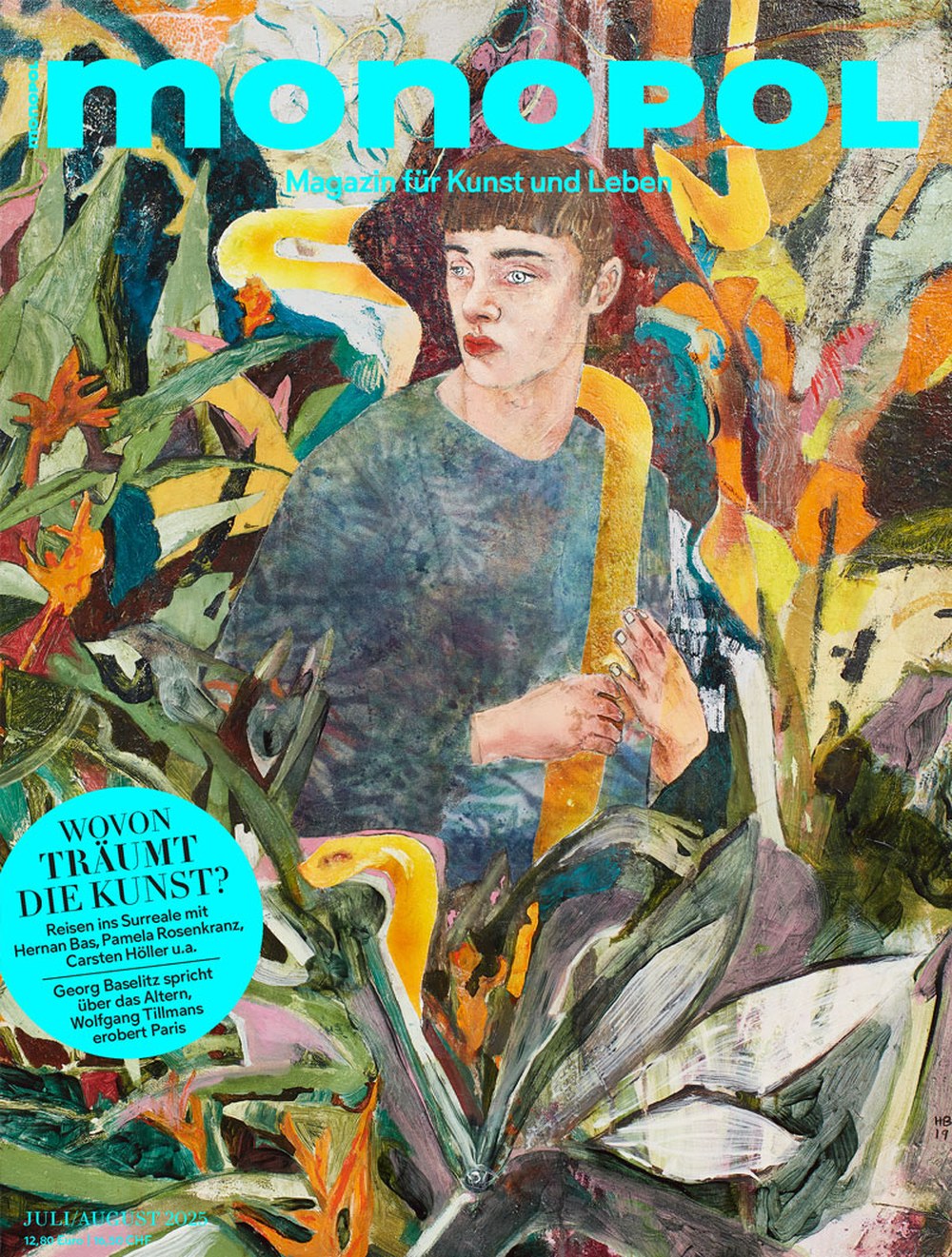 Monopol Magazin Deutschland 2025-08 Hernan Bas Georg Baselitz Wolfgang Tillmans Pamela Rosenkranz Carsten Höller