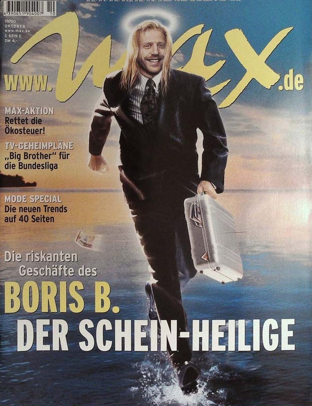 Max Magazin Deutschland 2000-10 Boris Becker
