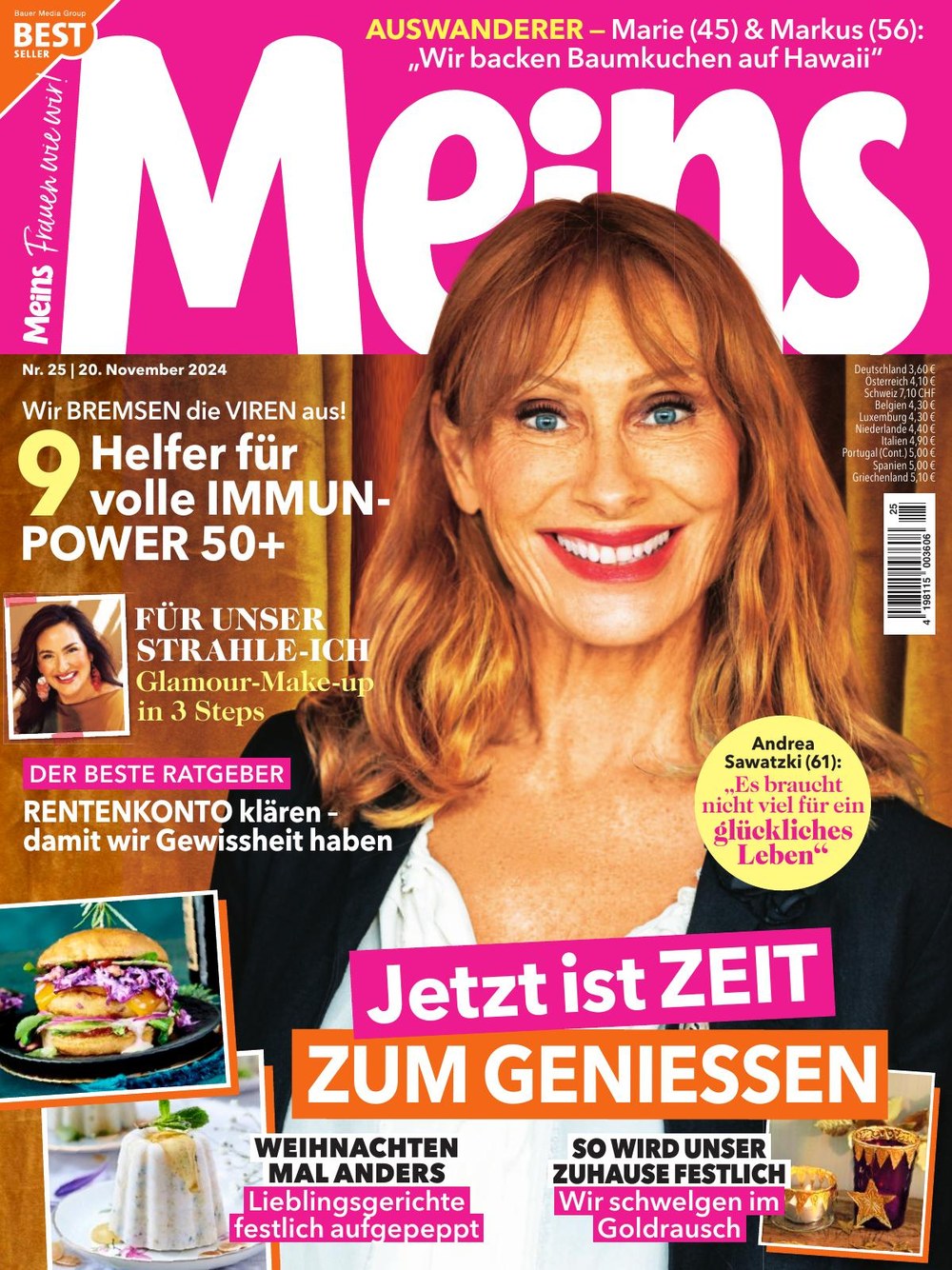 Meins Magazin Deutschland 2024-25 Andrea Sawatzki Marie Markus