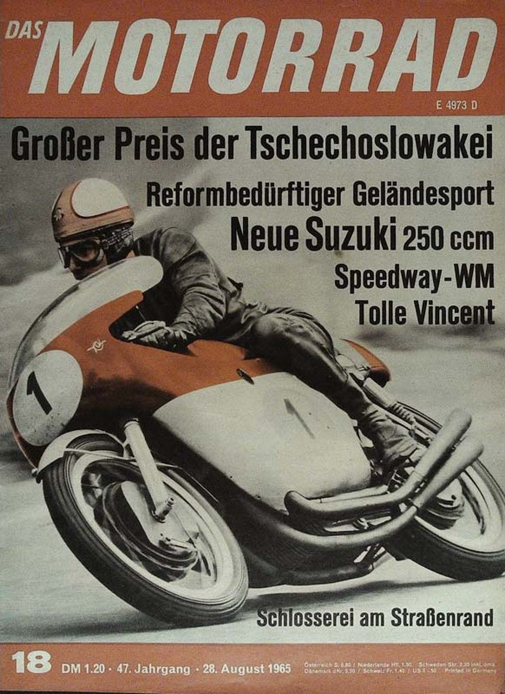 Motorrad Magazin Deutschland 1965-18 Mike Hailwood