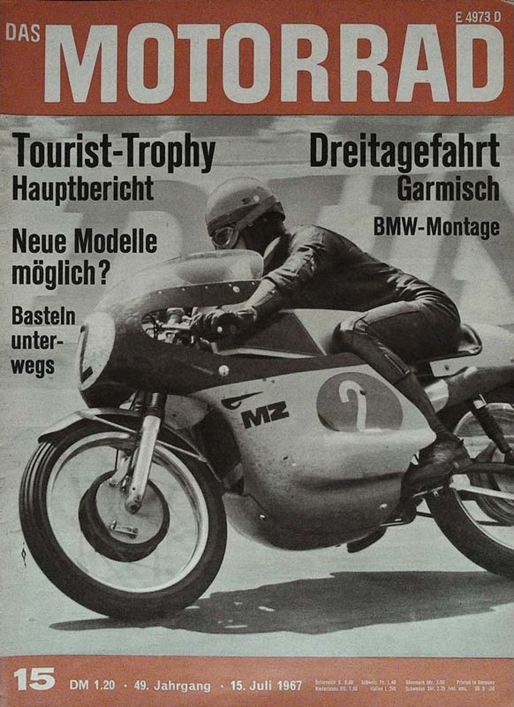 Motorrad Magazin Deutschland 1967-15 MZ Racing