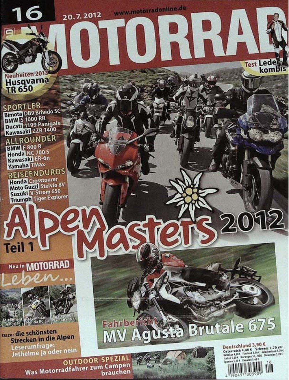 Motorrad Magazin Deutschland 2012-16 Husqvarna Bimota BMW Ducati Kawasaki