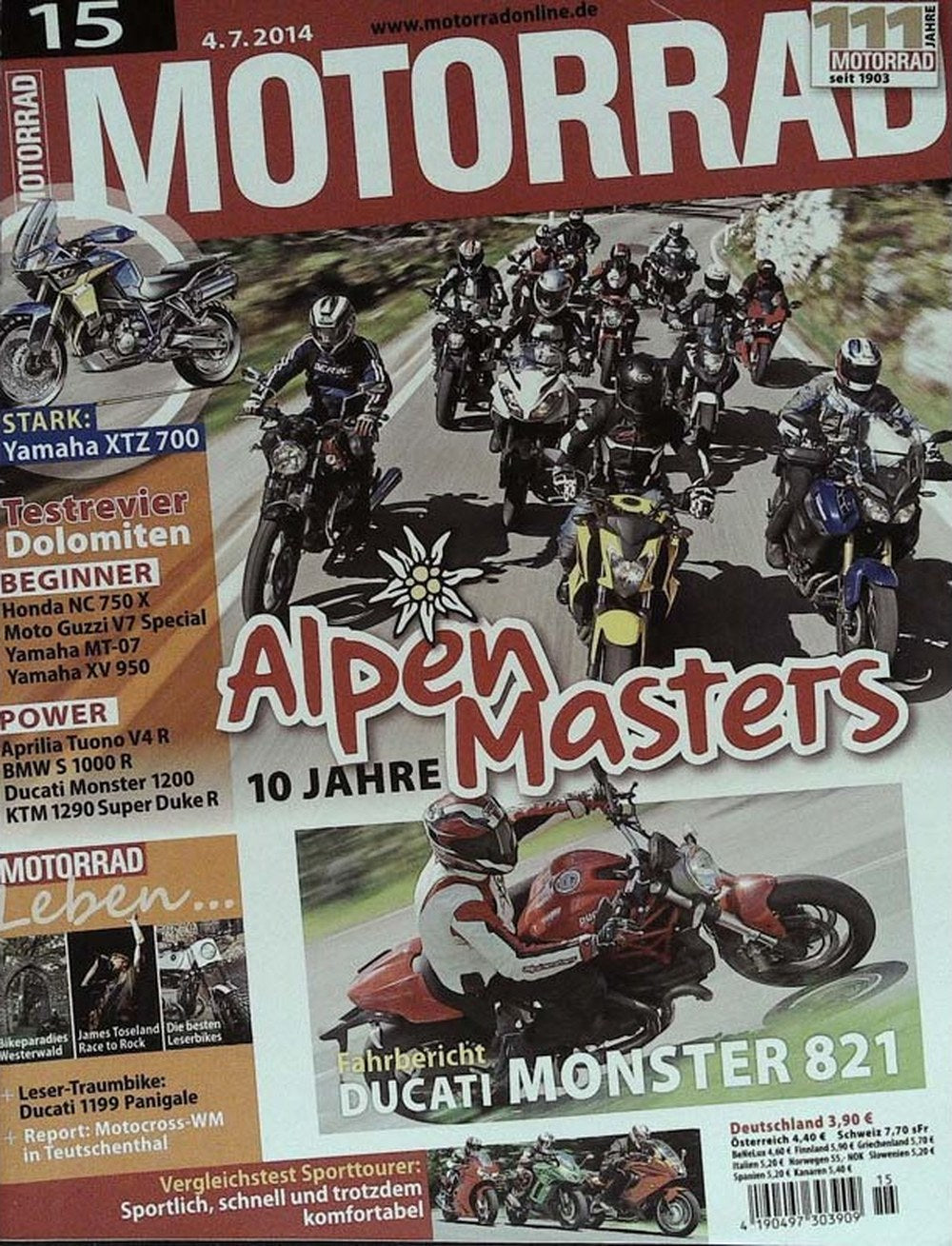 Motorrad Magazin Deutschland 2014-15 James Toseland