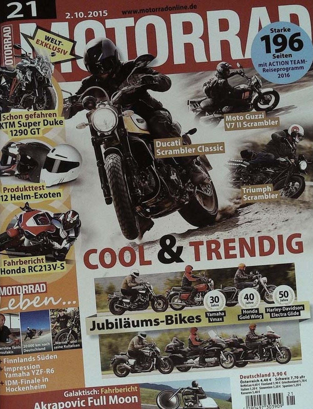 Motorrad Magazin Deutschland 2015-21 Yanis Varoufakis
