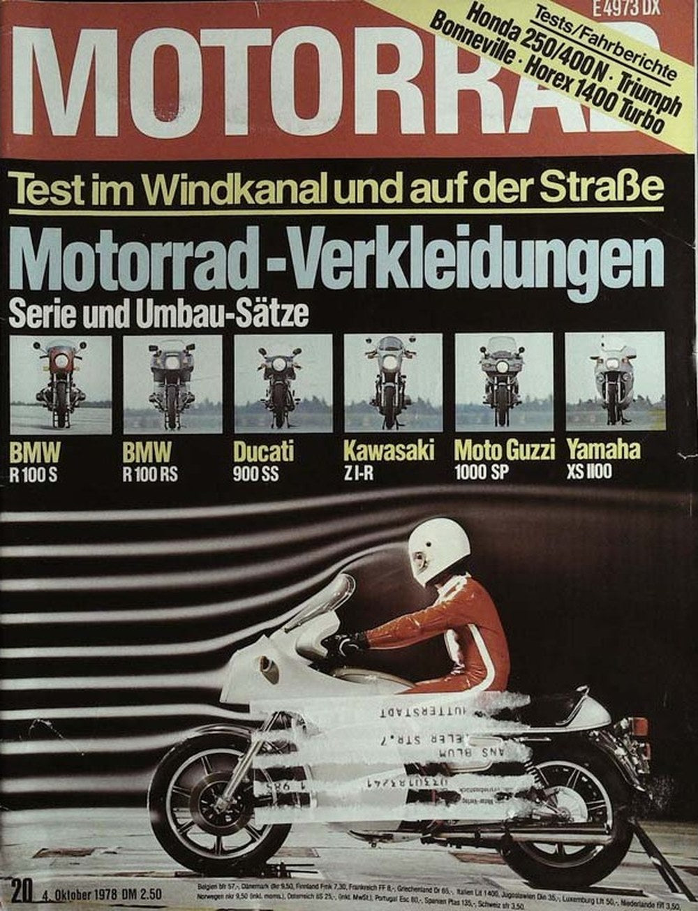 Motorrad Magazin Deutschland 1978-20 BMW Ducati Kawasaki Moto Guzzi Yamaha
