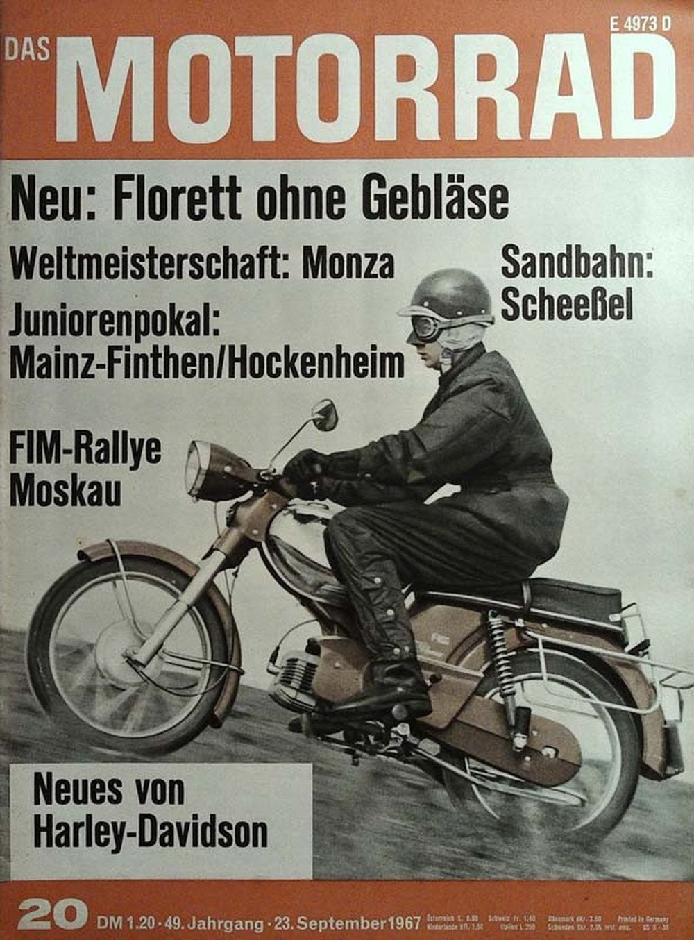 Motorrad Magazin Deutschland 1967-20 Harley-Davidson