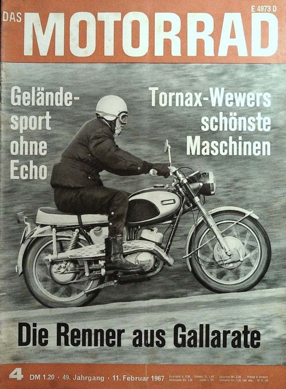 Motorrad Magazin Deutschland 1967-04 Tornax-Wewers