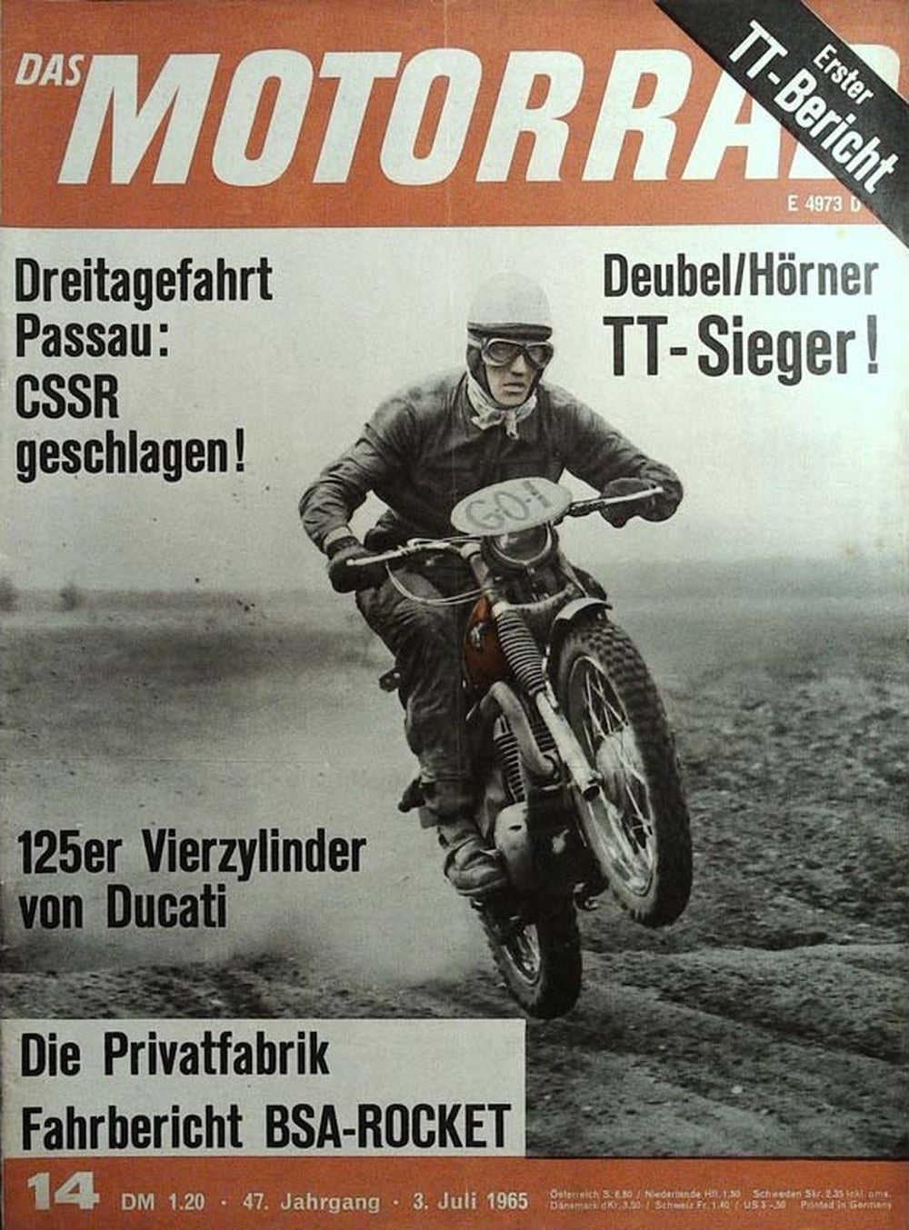 Motorrad Magazin Deutschland 1965-14 Deubel/Hörner BSA Ducati