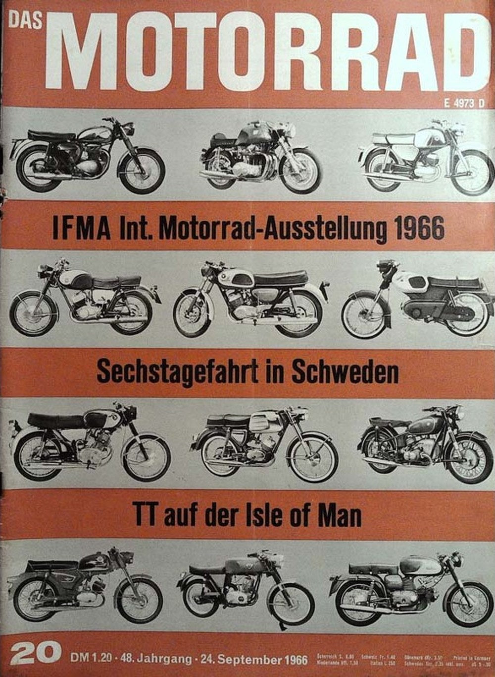 Motorrad Magazin Deutschland 1966-20 IFMA 1966 Six Days Trial Isle Of Man TT
