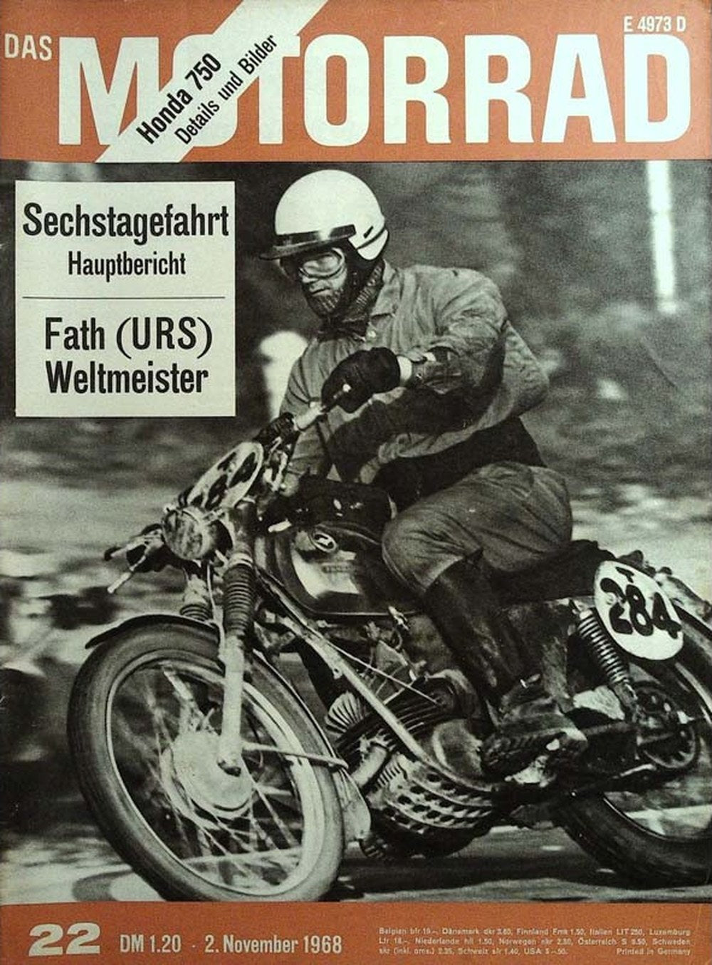 Motorrad Magazin Deutschland 1968-22 Helmut Fath