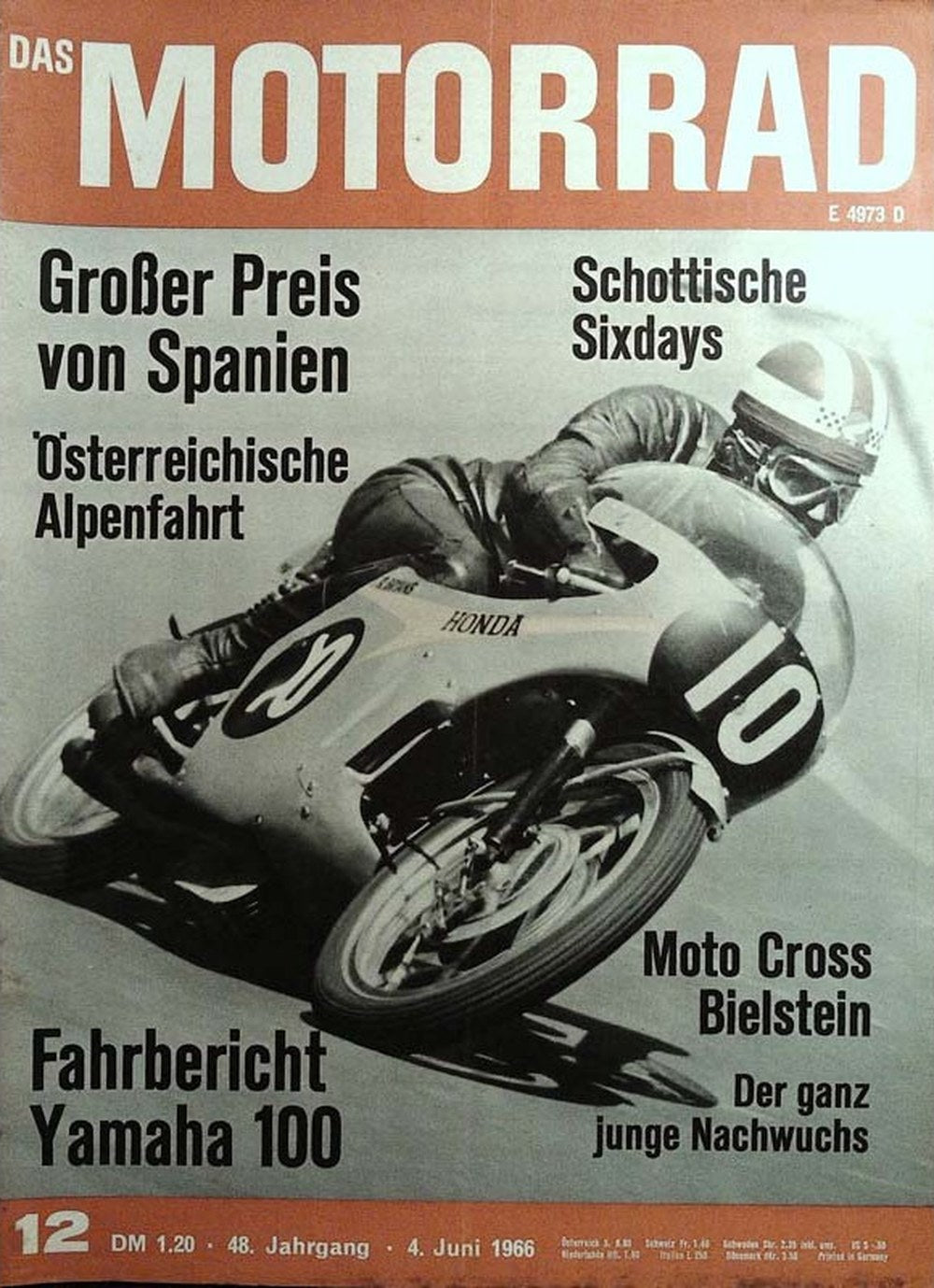 Motorrad Magazin Deutschland 1966-12 Ralph Bryans