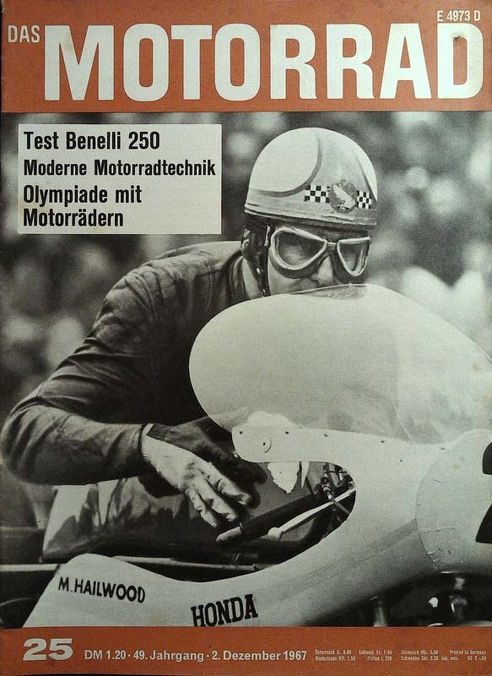 Motorrad Magazin Deutschland 1967-25 Mike Hailwood