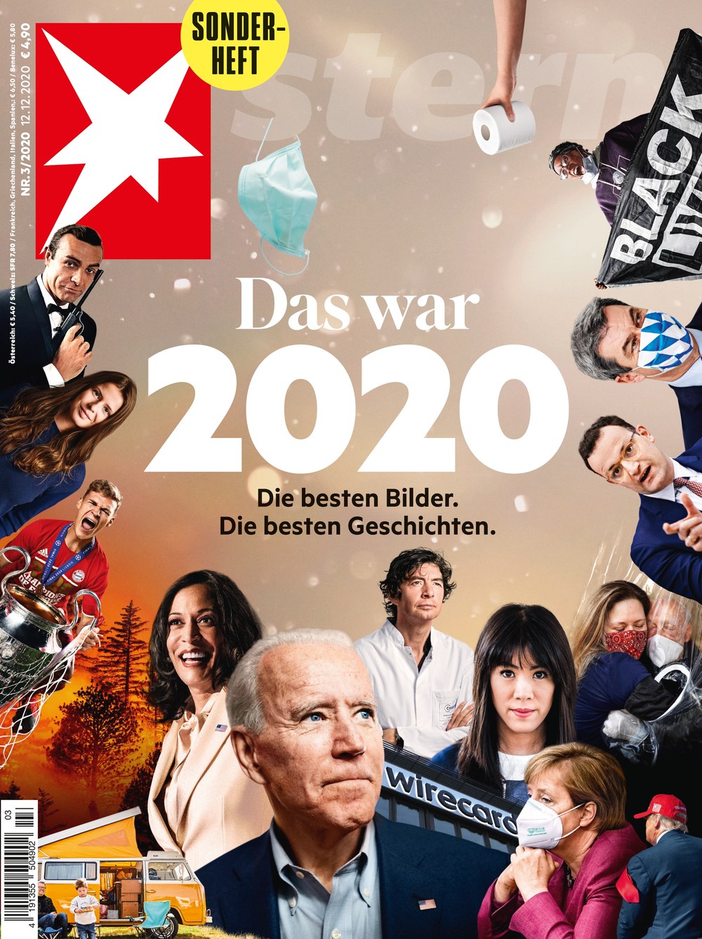 Stern Magazin Deutschland 2020-03 Joe Biden Kamala Harris Angela Merkel Joshua Kimmich Markus Söder