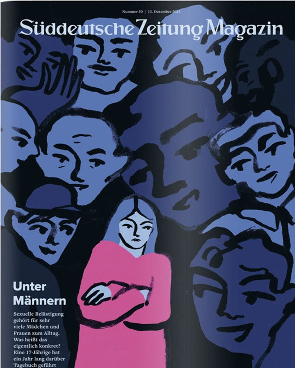 Süddeutsche Zeitung Magazin Deutschland 2024-50 Sexuelle Belästigung Alltagssexismus Frauenerfahrungen