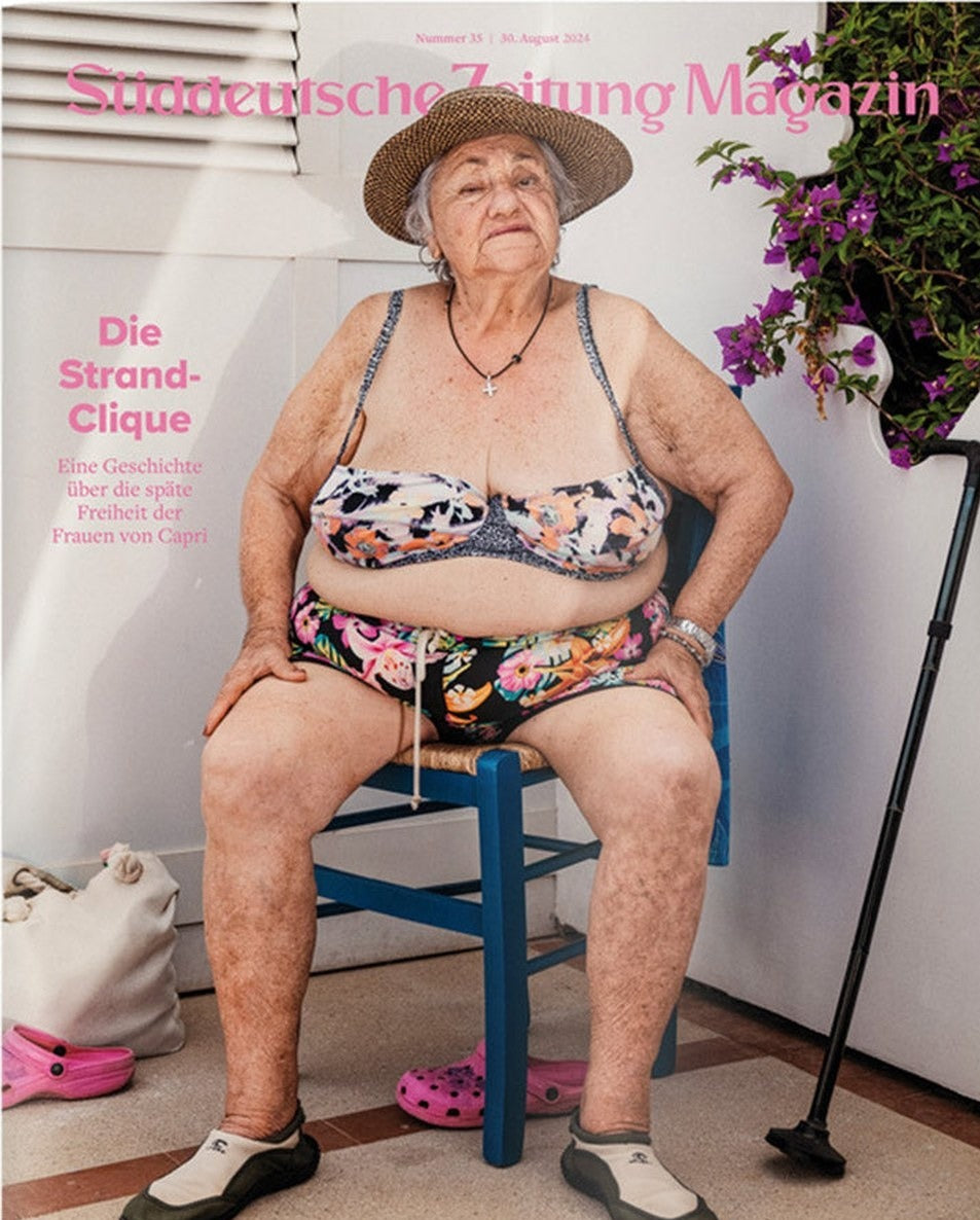 Süddeutsche Zeitung Magazin Deutschland 2024-35 Strand-Clique Ältere Frauen Capri