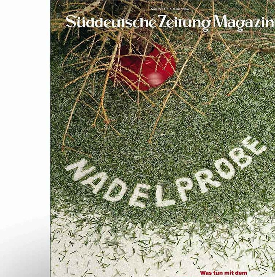 Süddeutsche Zeitung Magazin Deutschland 2026-01 Weihnachtsbaum-Entsorgung Upcycling Nachhaltigkeit