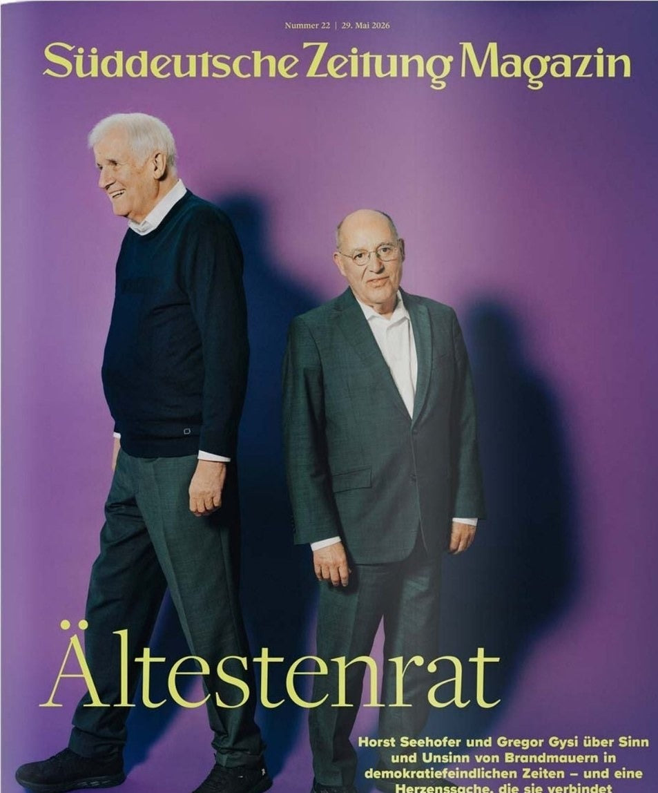 Süddeutsche Zeitung Magazin Deutschland 2026-22 Horst Seehofer Gregor Gysi